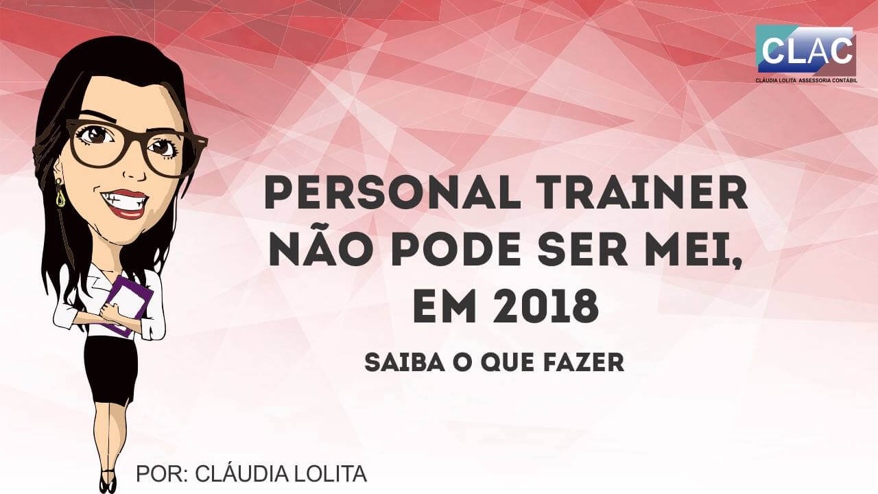 Porque personal trainer não pode ser MEI?